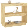 Estantería madera maciza de pino 80x35x71 cm de , Librerías y estanterías - Ref: Foro24-810879, Precio: 63,85 €, Descuento: %
