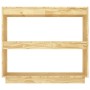 Estantería madera maciza de pino 80x35x71 cm de , Librerías y estanterías - Ref: Foro24-810879, Precio: 63,85 €, Descuento: %