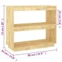 Estantería madera maciza de pino 80x35x71 cm de , Librerías y estanterías - Ref: Foro24-810879, Precio: 63,03 €, Descuento: %