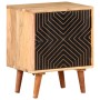 Mesita de noche de madera maciza de acacia 40x30x50 cm de vidaXL, Mesitas de noche - Ref: Foro24-322667, Precio: 85,63 €, Des...