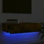Mueble de TV con luces LED roble ahumado 60x35x15,5 cm de , Muebles TV - Ref: Foro24-842896, Precio: 48,81 €, Descuento: %
