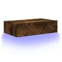 Mueble de TV con luces LED roble ahumado 60x35x15,5 cm de , Muebles TV - Ref: Foro24-842896, Precio: 48,81 €, Descuento: %