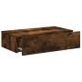 Mueble de TV con luces LED roble ahumado 60x35x15,5 cm de , Muebles TV - Ref: Foro24-842896, Precio: 49,45 €, Descuento: %