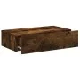 Mueble de TV con luces LED roble ahumado 60x35x15,5 cm de , Muebles TV - Ref: Foro24-842896, Precio: 48,81 €, Descuento: %
