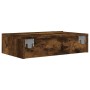 Mueble de TV con luces LED roble ahumado 60x35x15,5 cm de , Muebles TV - Ref: Foro24-842896, Precio: 49,45 €, Descuento: %