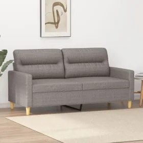 Sofá de 2 plazas de tela gris taupé 140 cm by , Sofas - Ref: Foro24-359242, Price: 207,13 €, Discount: %