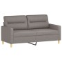 Sofá de 2 plazas de tela gris taupé 140 cm de , Sofás - Ref: Foro24-359242, Precio: 210,29 €, Descuento: %