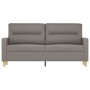 Sofá de 2 plazas de tela gris taupé 140 cm de , Sofás - Ref: Foro24-359242, Precio: 210,29 €, Descuento: %