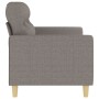 Sofá de 2 plazas de tela gris taupé 140 cm de , Sofás - Ref: Foro24-359242, Precio: 210,29 €, Descuento: %