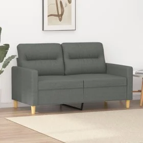 Sofá de 2 plazas de tela gris oscuro 120 cm de , Sofás - Ref: Foro24-359228, Precio: 196,92 €, Descuento: %