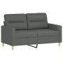 Sofá de 2 plazas de tela gris oscuro 120 cm de , Sofás - Ref: Foro24-359228, Precio: 196,92 €, Descuento: %