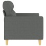 Sofá de 2 plazas de tela gris oscuro 120 cm de , Sofás - Ref: Foro24-359228, Precio: 184,82 €, Descuento: %