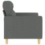 Zweiplätziges Sofa aus dunkelgrauem Stoff, 120 cm. von , Sofas - Ref: Foro24-359228, Preis: 196,92 €, Rabatt: %