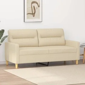 Sofá de 2 plazas de tela color crema 140 cm de , Sofás - Ref: Foro24-359237, Precio: 207,13 €, Descuento: %