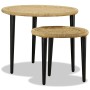 Juego de mesas de centro 2 piezas yute natural de vidaXL, Mesas de centro - Ref: Foro24-244218, Precio: 94,04 €, Descuento: %