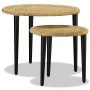 Juego de mesas de centro 2 piezas yute natural de vidaXL, Mesas de centro - Ref: Foro24-244218, Precio: 94,04 €, Descuento: %