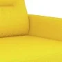 Sofá de 2 plazas de tela amarillo claro 140 cm by , Sofas - Ref: Foro24-359240, Price: 166,85 €, Discount: %