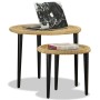 Juego de mesas de centro 2 piezas yute natural de vidaXL, Mesas de centro - Ref: Foro24-244218, Precio: 94,04 €, Descuento: %