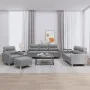 Sofagarnitur mit 4-teiligen Kissen, helles graues Gewebe. von , Sofas - Ref: Foro24-3201544, Preis: 640,61 €, Rabatt: %