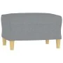 Juego de sofás con cojines 4 piezas tela gris claro de , Sofás - Ref: Foro24-3201544, Precio: 640,61 €, Descuento: %
