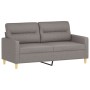 Juego de sofás con cojines 3 piezas tela gris taupe de , Sofás - Ref: Foro24-3201599, Precio: 494,83 €, Descuento: %