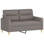 Juego de sofás con cojines 2 piezas tela gris taupe de , Sofás - Ref: Foro24-3201623, Precio: 493,89 €, Descuento: %