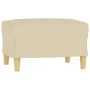 Juego de sofás con cojines 3 piezas tela crema de , Sofás - Ref: Foro24-3201578, Precio: 460,84 €, Descuento: %