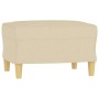Juego de sofás con cojines 3 piezas tela crema de , Sofás - Ref: Foro24-3201578, Precio: 467,52 €, Descuento: %