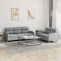 Juego de sofás con cojines 2 piezas tela gris claro de , Sofás - Ref: Foro24-3201600, Precio: 450,04 €, Descuento: %