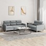 Juego de sofás con cojines 2 piezas tela gris claro de , Sofás - Ref: Foro24-3201600, Precio: 456,98 €, Descuento: %