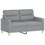 Juego de sofás con cojines 2 piezas tela gris claro de , Sofás - Ref: Foro24-3201600, Precio: 450,04 €, Descuento: %