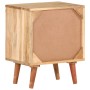 Mesita de noche de madera maciza de acacia 40x30x50 cm de vidaXL, Mesitas de noche - Ref: Foro24-322667, Precio: 85,63 €, Des...