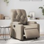 Sillón reclinable eléctrico de cuero sintético color capuchino en Sillones | Comprar online en Foru.es