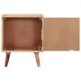 Mesita de noche de madera maciza de acacia 40x30x50 cm de vidaXL, Mesitas de noche - Ref: Foro24-322667, Precio: 85,63 €, Des...