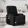 Sillón de masaje reclinable eléctrico cuero sintético negro en Sillones | Comprar online en Foru.es