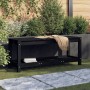 Banco de jardín de madera maciza de pino negro 108x35x45 cm de , Bancos de jardín - Ref: Foro24-832384, Precio: 79,01 €, Desc...