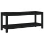 Banco de jardín de madera maciza de pino negro 108x35x45 cm de , Bancos de jardín - Ref: Foro24-832384, Precio: 79,01 €, Desc...