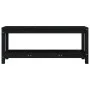 Banco de jardín de madera maciza de pino negro 108x35x45 cm de , Bancos de jardín - Ref: Foro24-832384, Precio: 75,95 €, Desc...