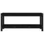 Banco de jardín de madera maciza de pino negro 108x35x45 cm de , Bancos de jardín - Ref: Foro24-832384, Precio: 79,01 €, Desc...