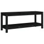 Banco de jardín de madera maciza de pino negro 108x35x45 cm de , Bancos de jardín - Ref: Foro24-832384, Precio: 75,95 €, Desc...