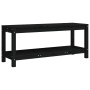 Banco de jardín de madera maciza de pino negro 108x35x45 cm de , Bancos de jardín - Ref: Foro24-832384, Precio: 79,01 €, Desc...