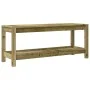 Banco de jardín de madera maciza de pino 108x35x45 cm de , Bancos de jardín - Ref: Foro24-832386, Precio: 87,89 €, Descuento: %