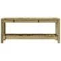 Banco de jardín de madera maciza de pino 108x35x45 cm de , Bancos de jardín - Ref: Foro24-832386, Precio: 87,89 €, Descuento: %
