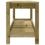 Banco de jardín de madera maciza de pino 108x35x45 cm de , Bancos de jardín - Ref: Foro24-832386, Precio: 87,89 €, Descuento: %