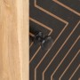 Mesita de noche de madera maciza de acacia 40x30x50 cm de vidaXL, Mesitas de noche - Ref: Foro24-322667, Precio: 85,63 €, Des...