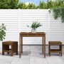 Mesa y sillas de jardín 3 pzas madera maciza pino marrón miel de , Conjuntos de jardín - Ref: Foro24-3157706, Precio: 168,20 ...