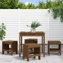 Set de comedor de jardín 5 pzas madera maciza pino marrón miel de , Conjuntos de jardín - Ref: Foro24-3157712, Precio: 248,95...