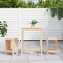 Set de mesa y taburetes altos 3 piezas madera maciza de pino de , Conjuntos de jardín - Ref: Foro24-3157733, Precio: 178,23 €...