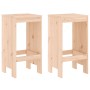 Set de mesa y taburetes altos 3 piezas madera maciza de pino de , Conjuntos de jardín - Ref: Foro24-3157733, Precio: 178,23 €...