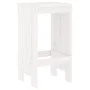 Set de mesa y taburetes altos jardín 7 pzas madera pino blanco de , Conjuntos de jardín - Ref: Foro24-3157752, Precio: 484,94...
